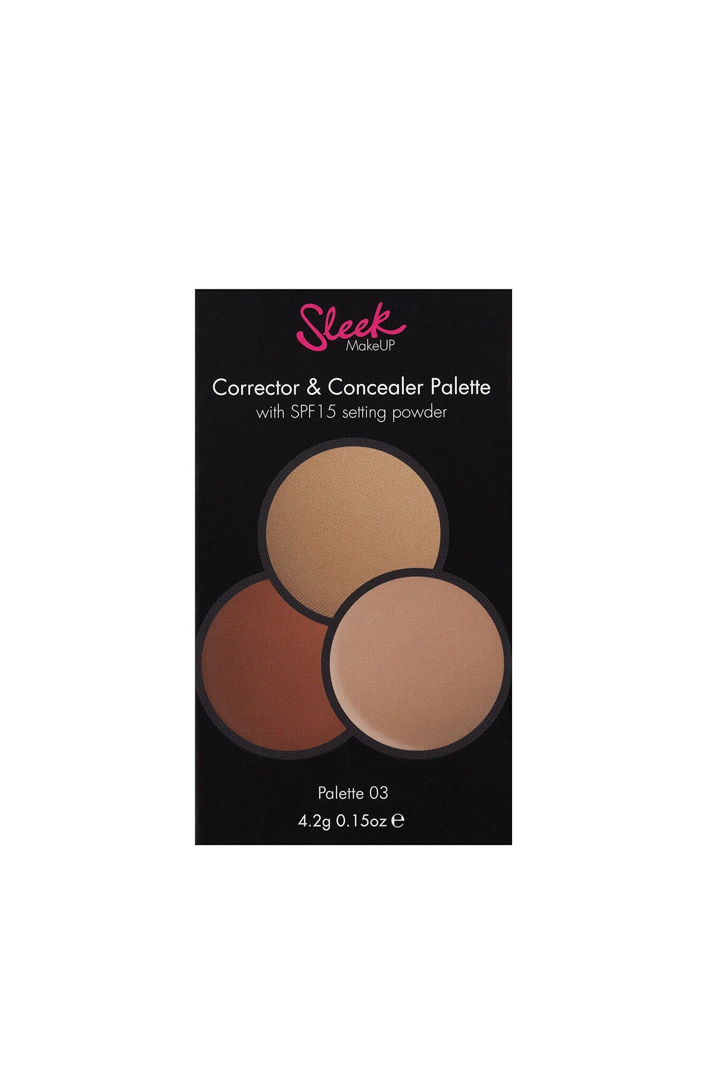 Sleek MakeUP, Sleek MakeUP, Powder Corrector & Concealer 2-In-1, 03, SPF 15, 4.2 g - view 2