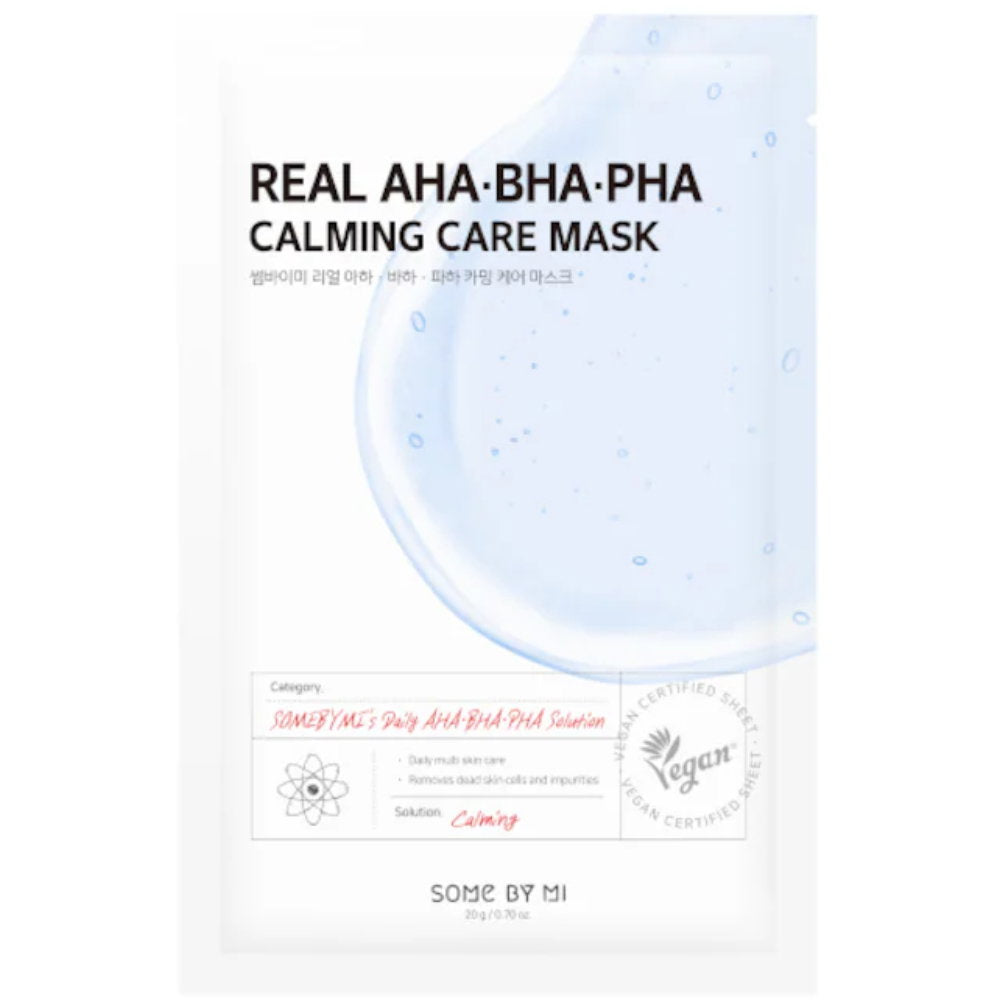 Some By Mi, Real Aha-Bha-Pha, Calming, Sheet Mask, For Face, 25 g