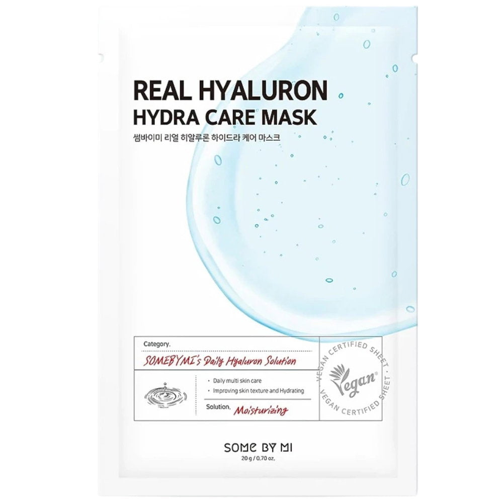 Some By Mi, Real Hyaluron, Hydrating, Sheet Mask, For Face, 20 g