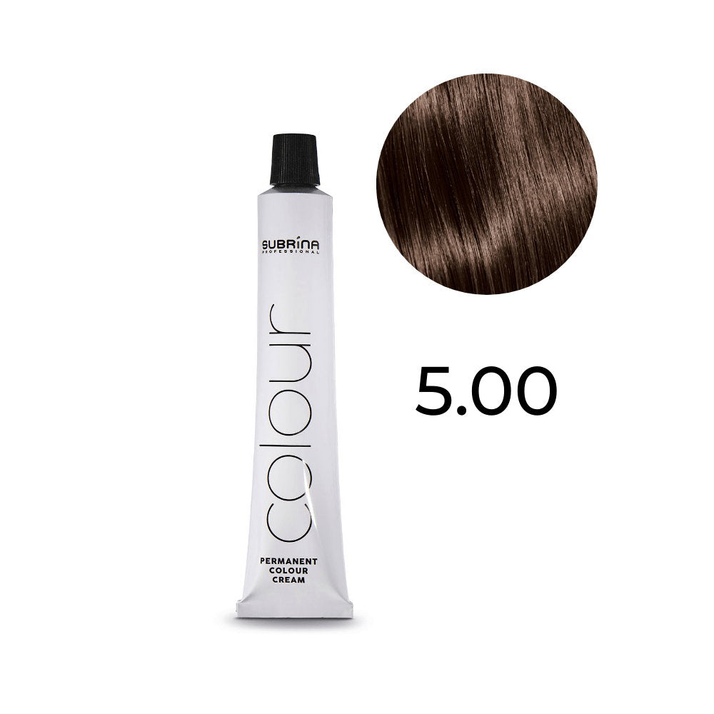 Subrina Professional, Essential Colour, Permanent Hair Dye, 5/00 Light Natural Warm Brown, 100 ml