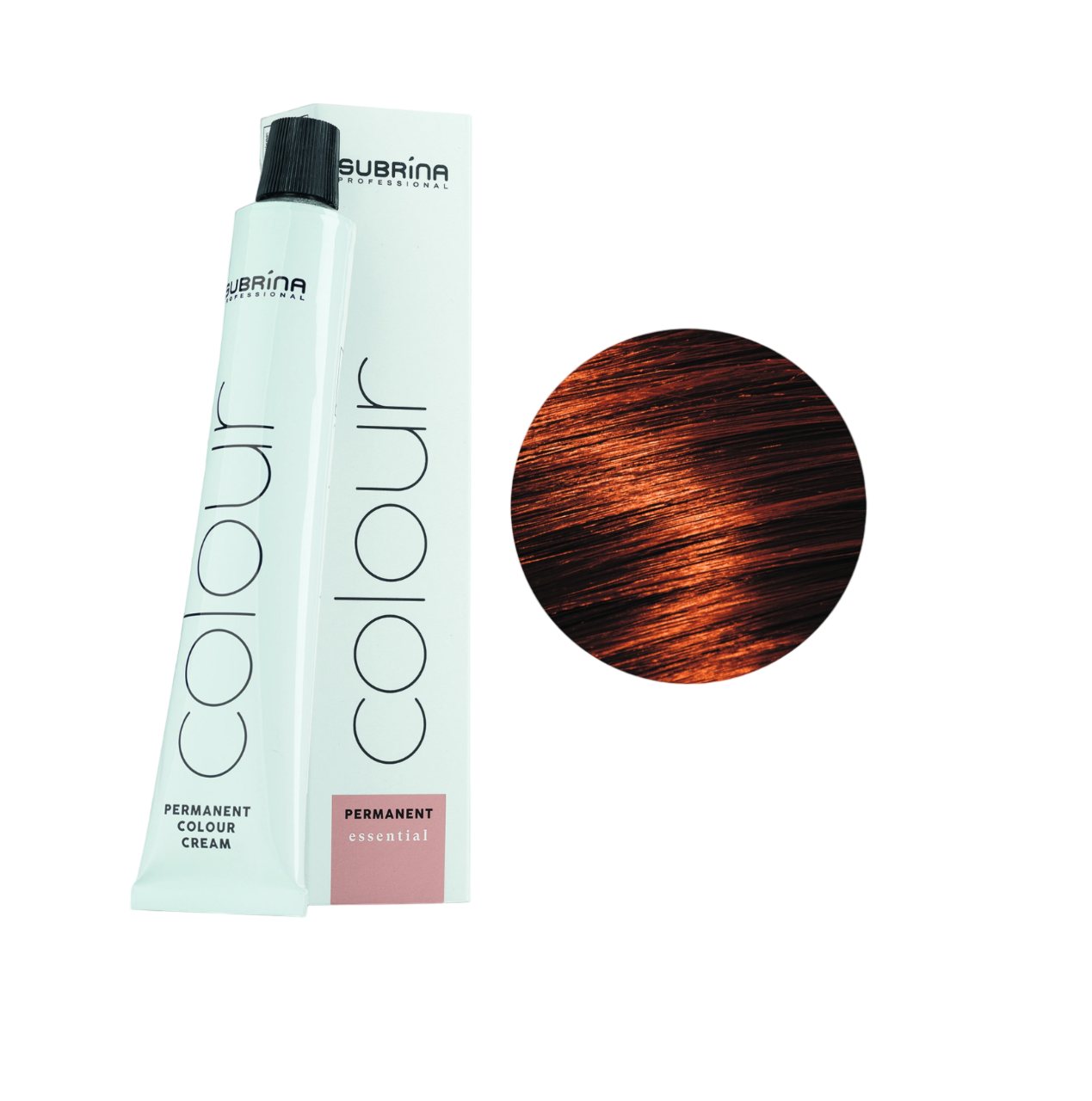 Subrina Professional, Essential Colour, Permanent Hair Dye, 6/75 Dark Blonde Chestnut Red, 100 ml