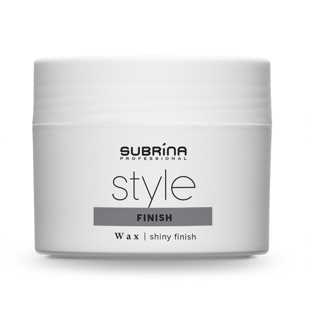 Subrina Professional, Style Finish, Hair Styling Wax, Shiny Finish, Flexible Hold, 100 ml