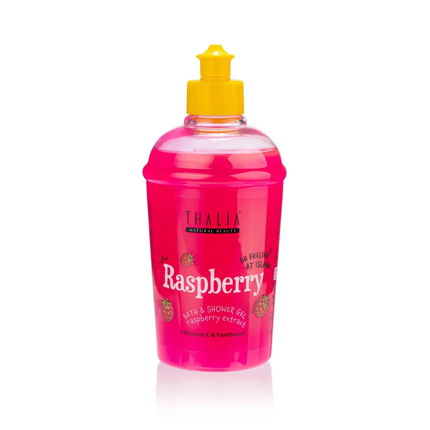 Thalia Natural Beauty, Raspberry, Hydrating & Calming, Shower Gel, For All Skin Types, 400 ml