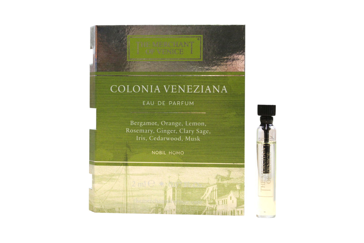 The Merchant Of Venice, Colonia Veneziana, Eau De Parfum, For Men, 2 ml *Vial