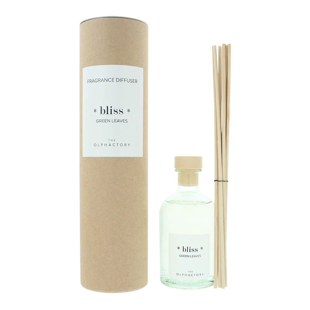 The Olphactory, Bliss Green Leaves, Fragrance Sticks, Aroma Reed Diffuser, 250 ml