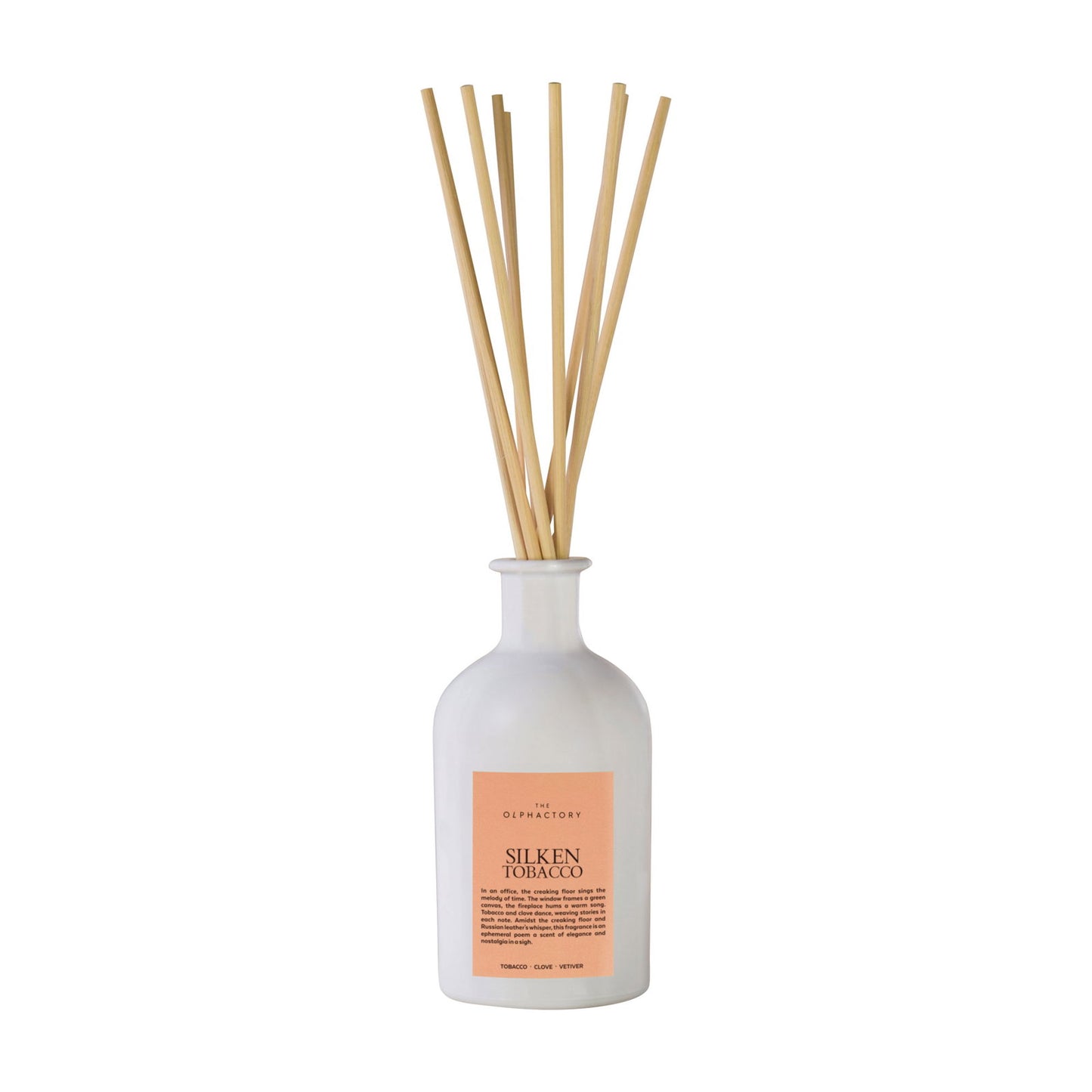 The Olphactory, Silken Tobacco, Fragrance Sticks, Aroma Reed Diffuser, 250 ml