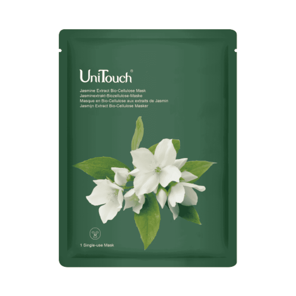 UniTouch, Bio-Cellulose, Jasmine, Anti-Aging, Sheet Mask, For Face, 26 ml *Tester