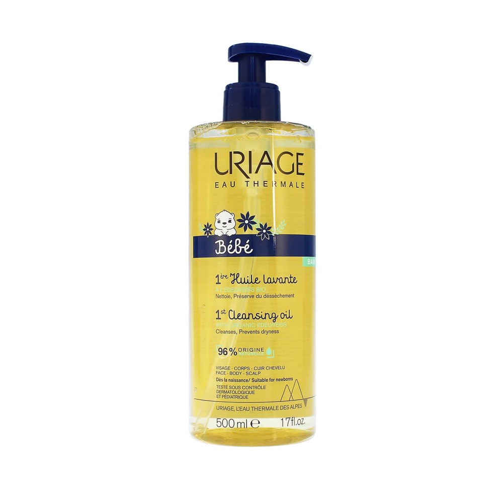 Uriage, Bebe 1st, Anti-Dryness, Cleansing Oil, 500 ml