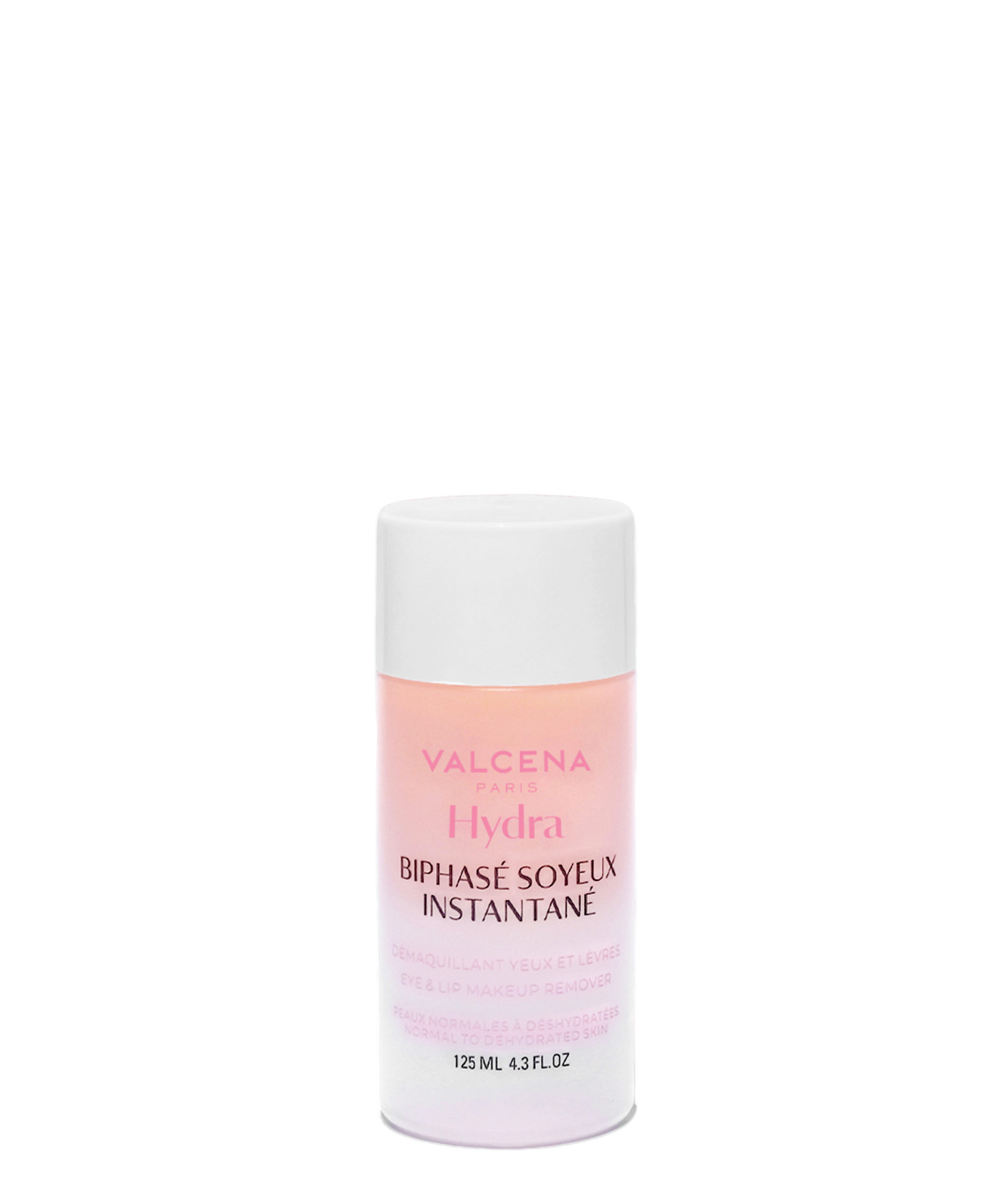 Valcena, Biphase Soyeux Instantane, Makeup Remover Lotion, 125 ml