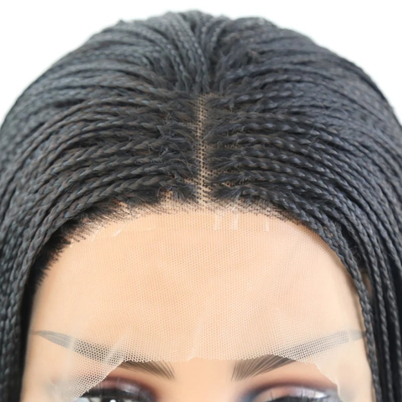 13X4 Lace Wigs for Women | Braided Box Braids Wigs | Synthetic Lace Front Wig | Braiding Wigs Natural Hairline Cosplay