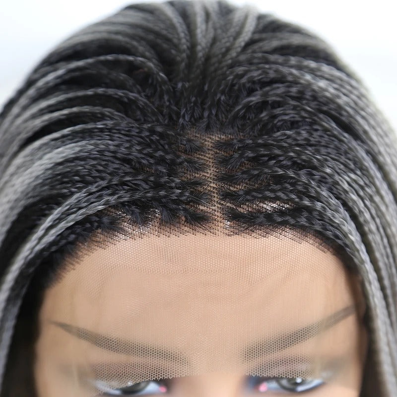 13X4 Lace Wigs for Women | Braided Box Braids Wigs | Synthetic Lace Front Wig | Braiding Wigs Natural Hairline Cosplay