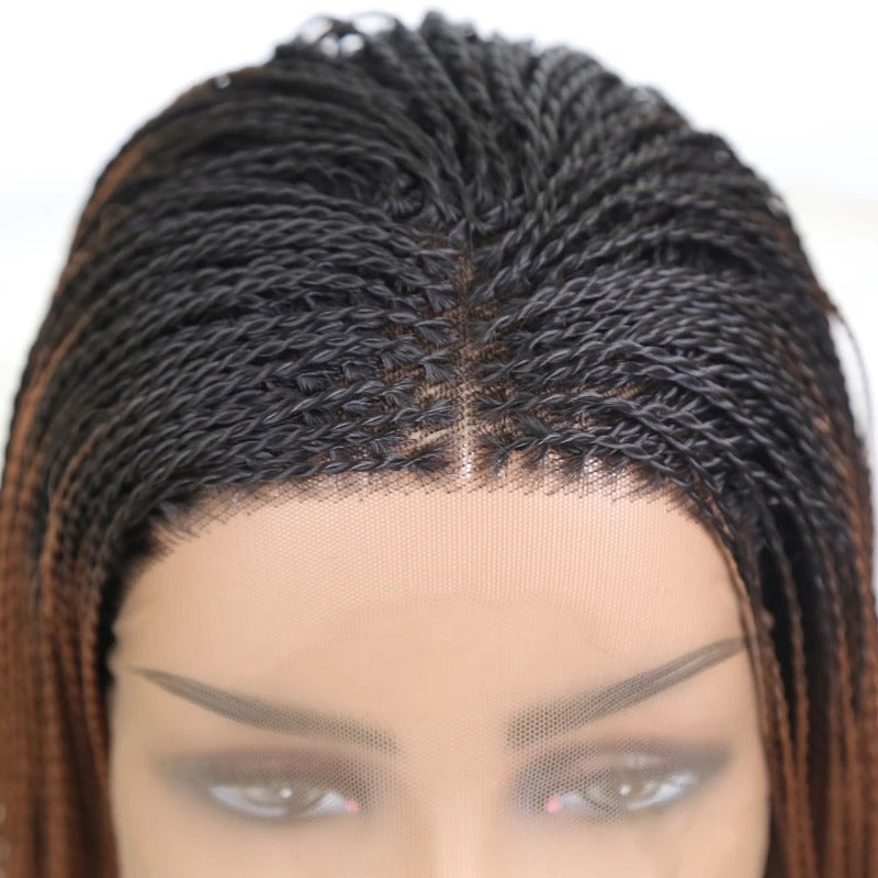 13X4 Lace Wigs for Women | Braided Box Braids Wigs | Synthetic Lace Front Wig | Braiding Wigs Natural Hairline Cosplay