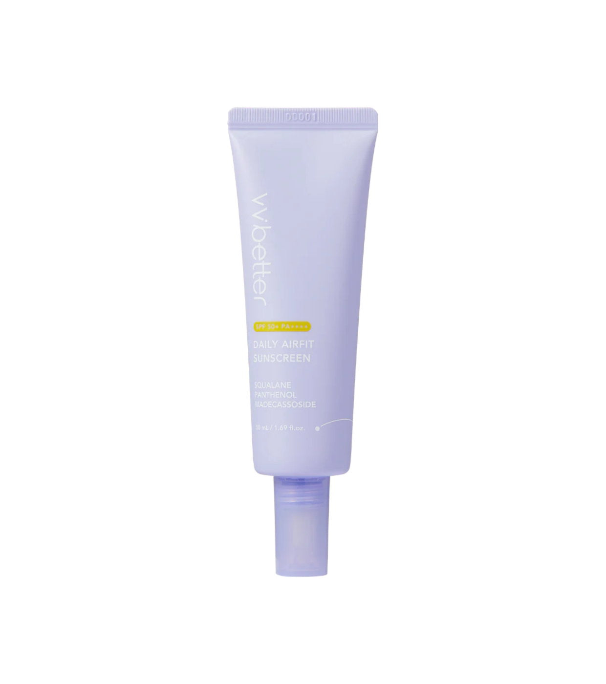 VV Better, Daily Airfit, UV Protection, Sunscreen Cream, For Face, SPF50+, 50 ml