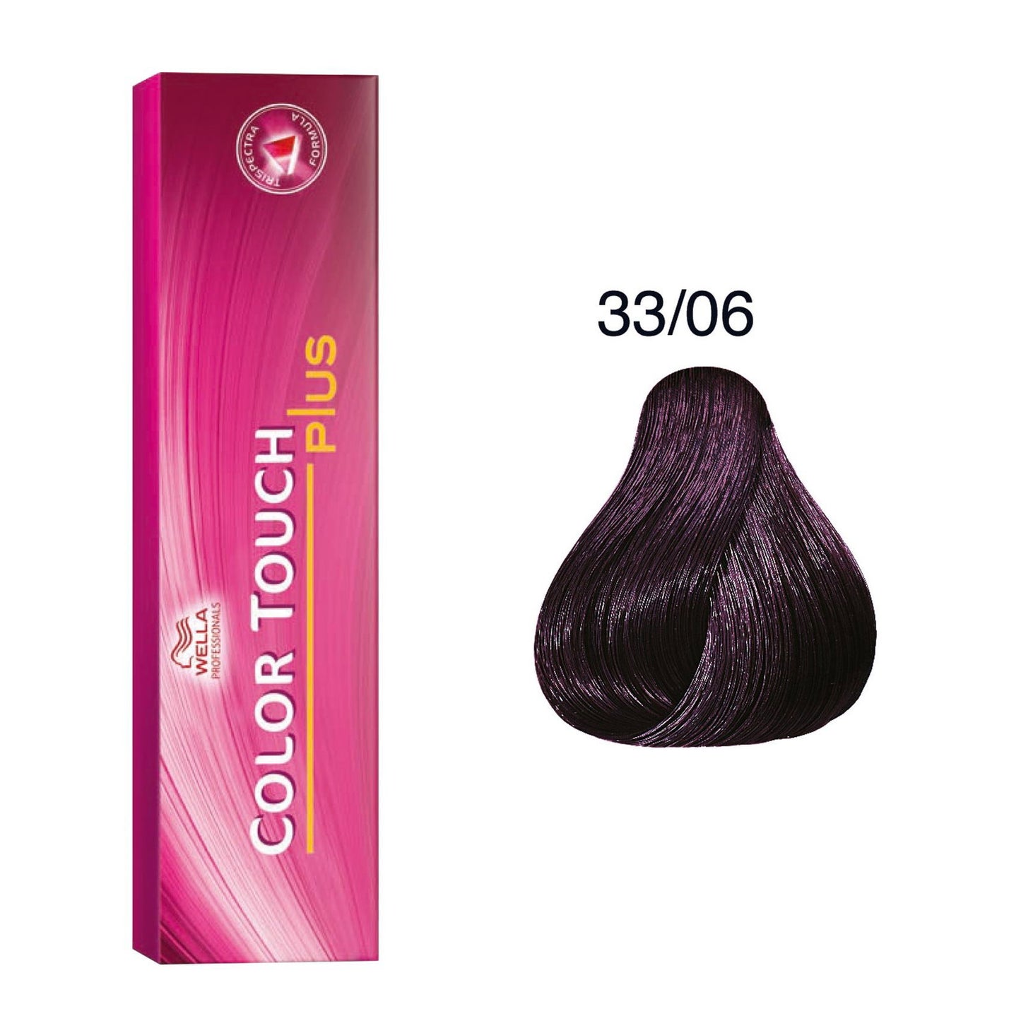 Wella Professionals, Color Touch Plus, Ammonia-Free, Semi-Permanent Hair Dye, 33/06 Intense Dark - view 3