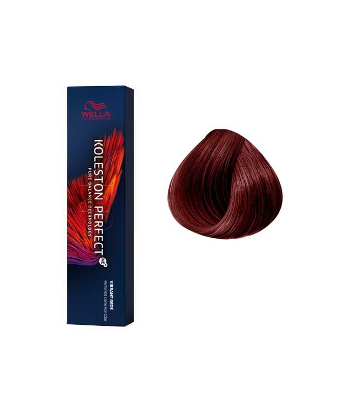 Wella Professionals, Koleston Perfect Me+, Permanent Hair Dye, 44/44 Medium Intense Red Brown, 60 - view 2