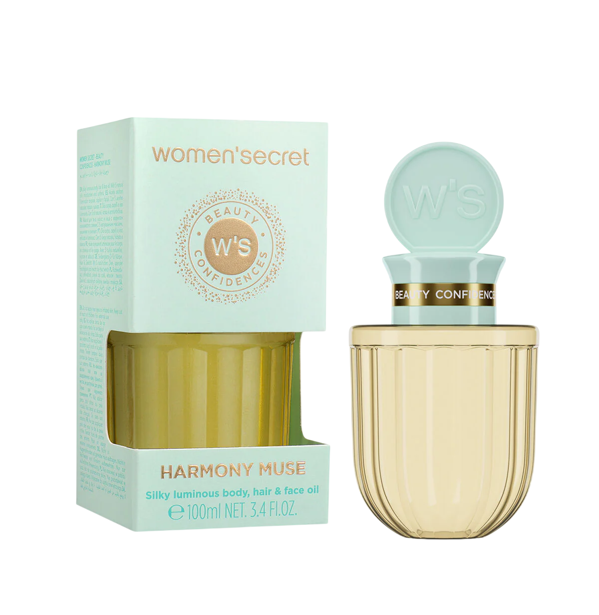 Women'Secret, Harmony Muse, Natural, Silky, Floral, Body Oil, For Body, Face & Hair, 100 ml