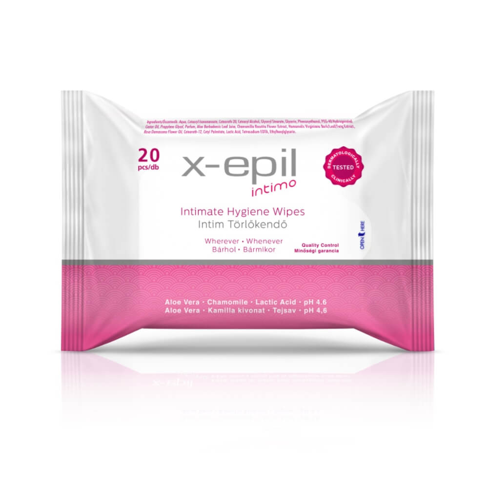 X-Epil, Intimate Hygiene, Intimate Wipes, 20 pcs