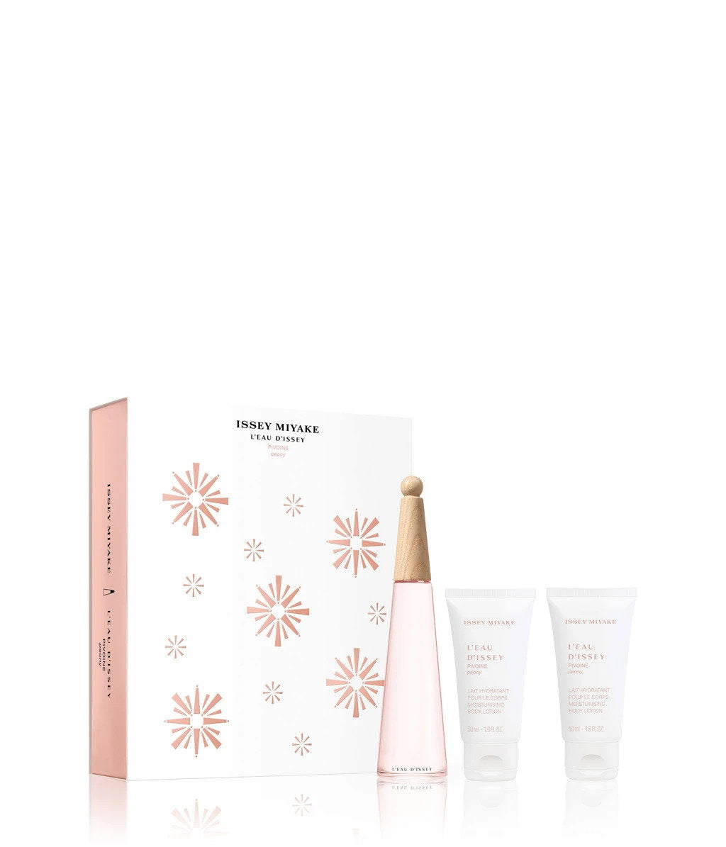 Xmas 2023 Set Issey Miyake: L'Eau d'Issey Pivoine Peony, Moisturizing, Body Lotion, x2 pcs, 50 ml + L'Eau