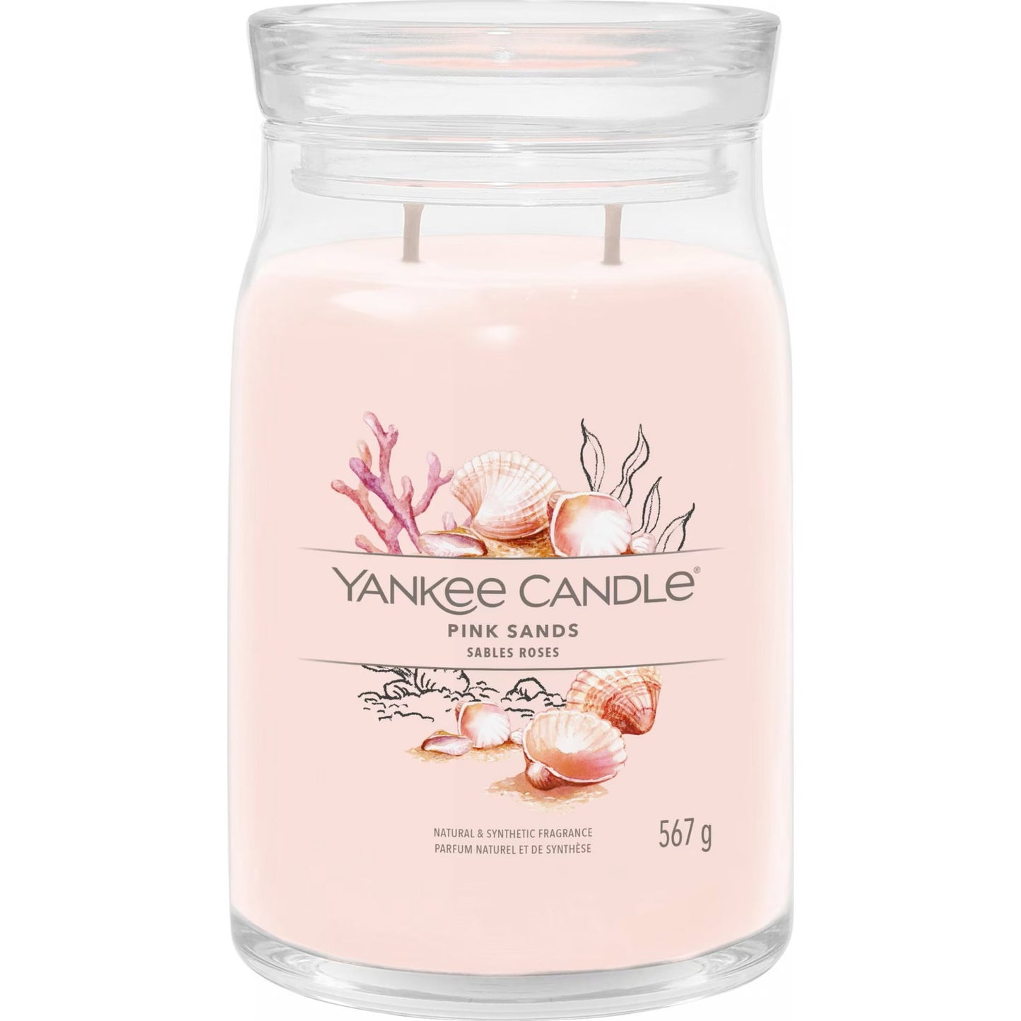 Yankee Candle, Pink Sands, Scented Candle, 567 g