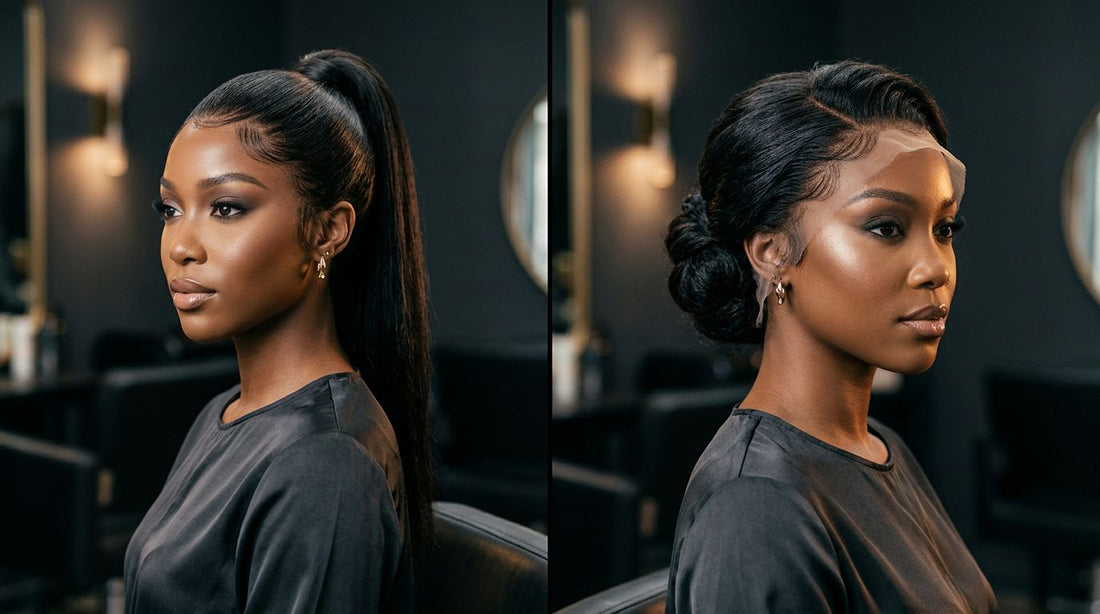 Full lace vs 360 lace wigs for updos and ponytails