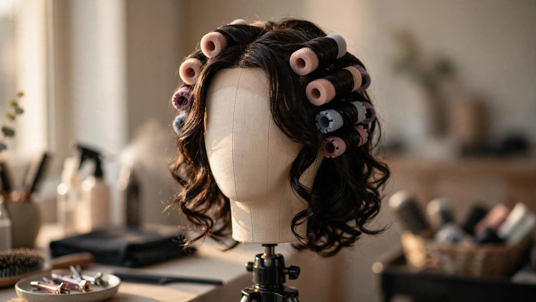 How to Create Heatless Curls in a Human Hair Wig