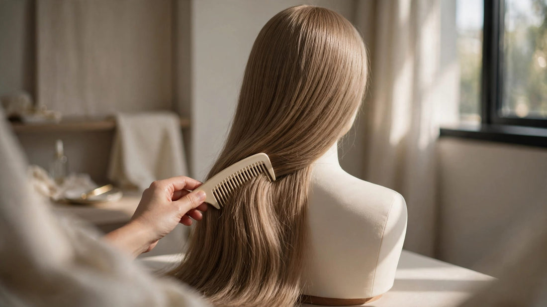 How to Prevent Tangling at the Nape of a Long Wig
