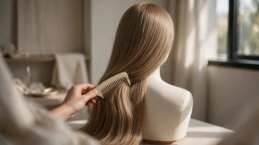 How to Prevent Tangling at the Nape of a Long Wig