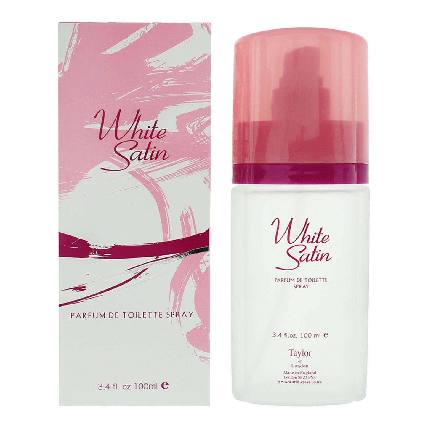 Taylor Of London, White Satin, Eau De Toilette, For Women, 100 ml