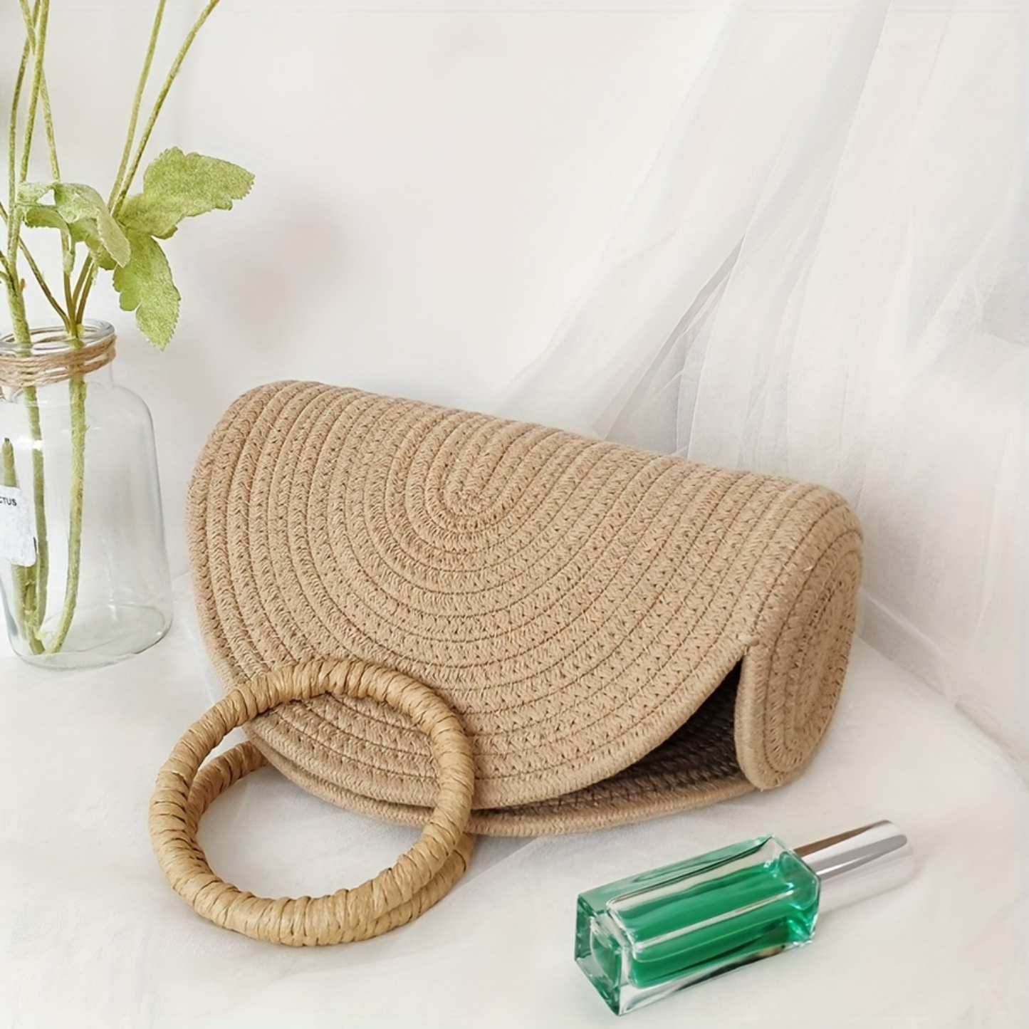 Fashionable Minimalist Beach Bag, Versatile Chic  Style Handbag For Women