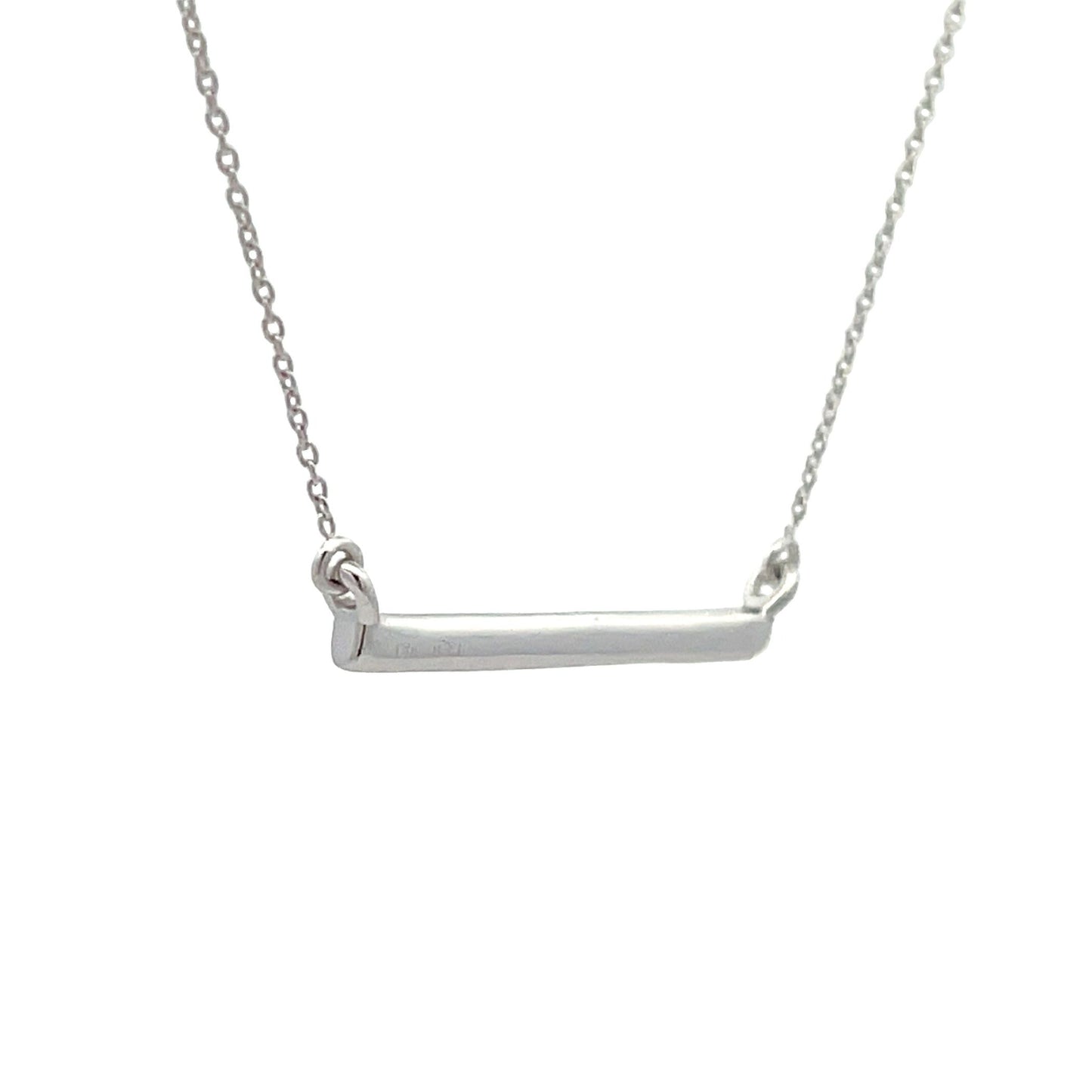 Colgantes de moda con diamante de 0,05 ct de oro blanco de 14 kt