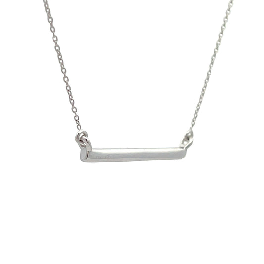 Colgantes de moda con diamante de 0,05 ct de oro blanco de 14 kt
