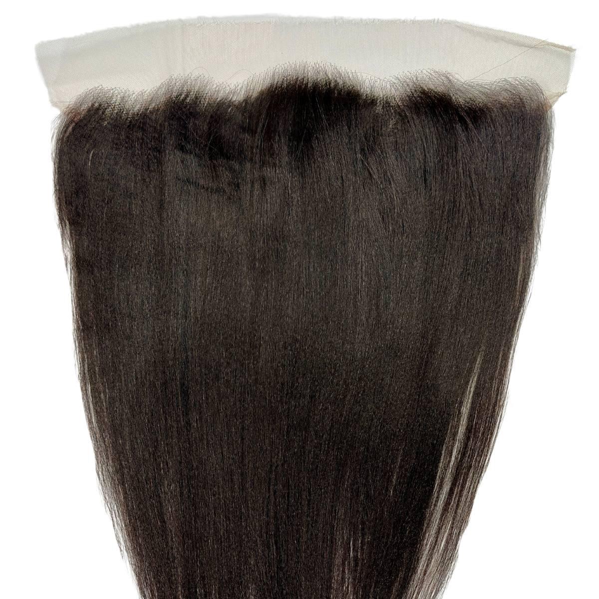 Yaki Straight 13x4 HD Lace Human Hair Frontal Luxegan