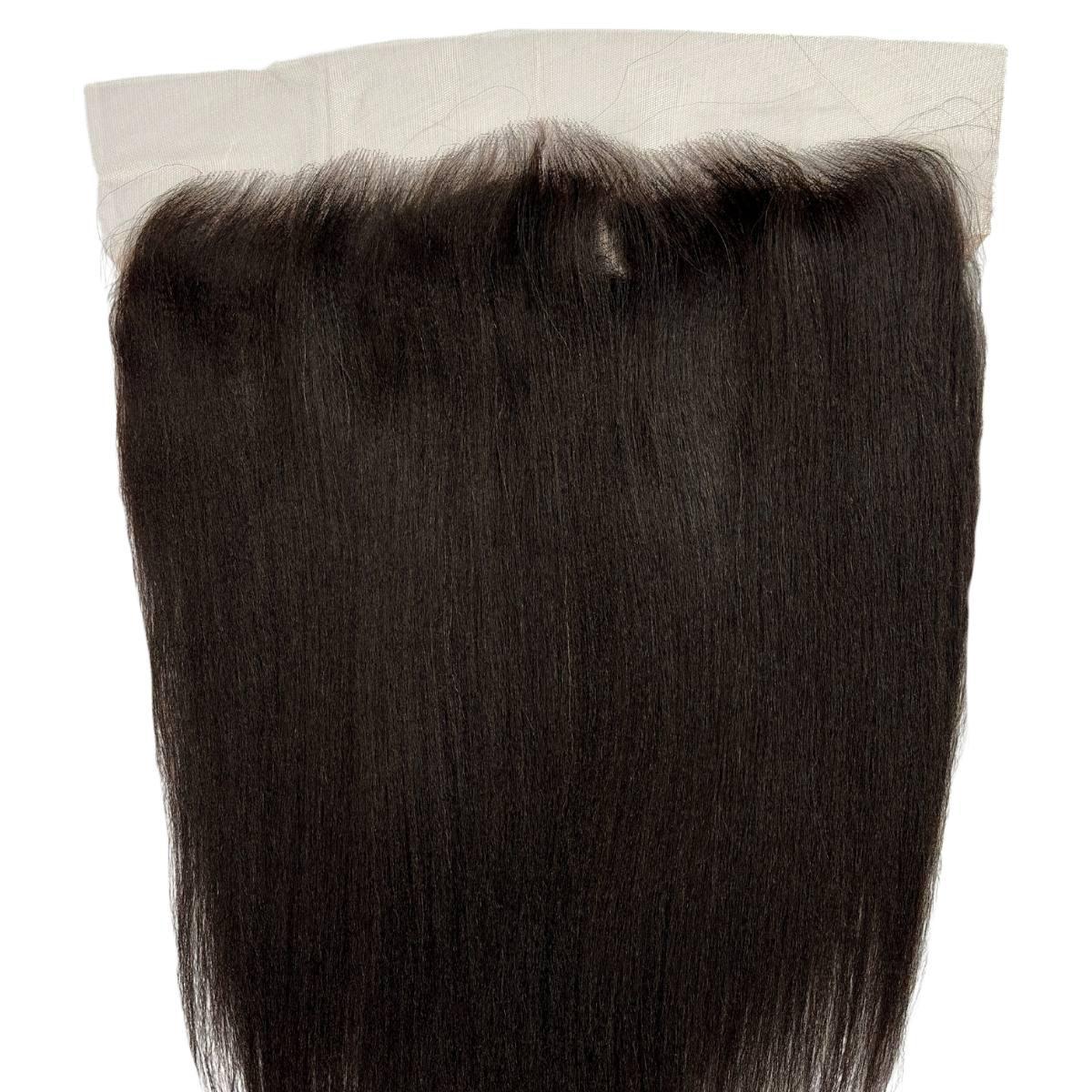 Yaki Straight 13x6 HD Lace Human Hair Frontal Luxegan