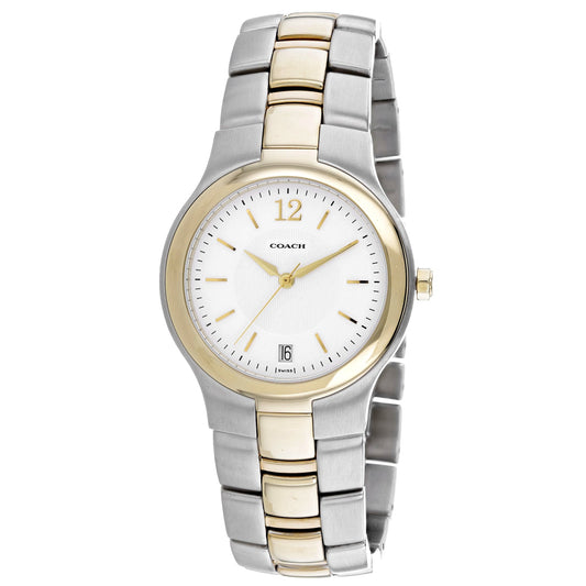 Coach para hombre: bicolor plata y oro