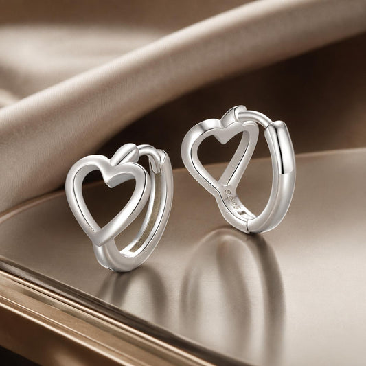 925 Sterling Silver Plated White Gold Earrings for Women - view 2