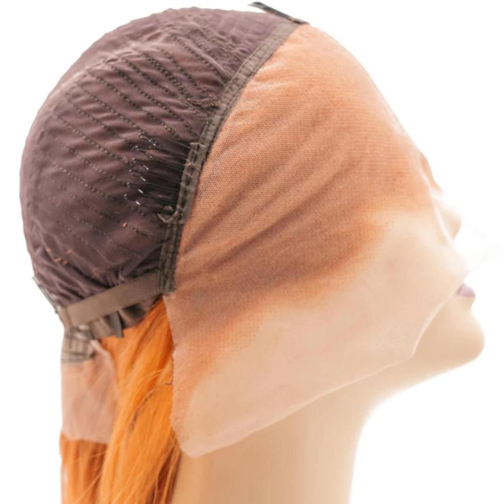 Cinnamon 13x4 Transparent Lace Front 100% Human Hair Bob Wig Luxegan