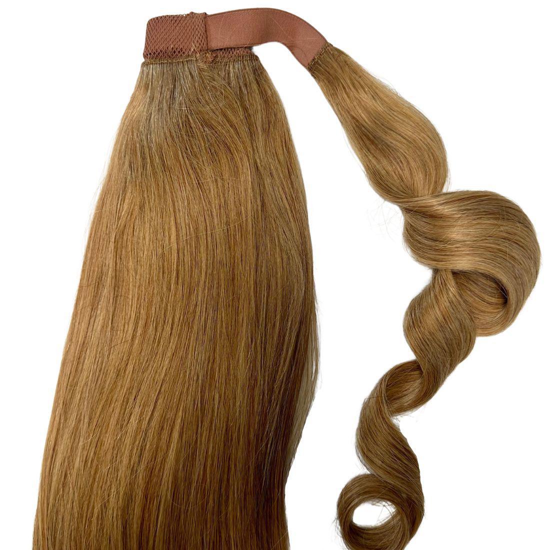 Honey Blonde 100% Human Hair Ponytail Extension Luxegan