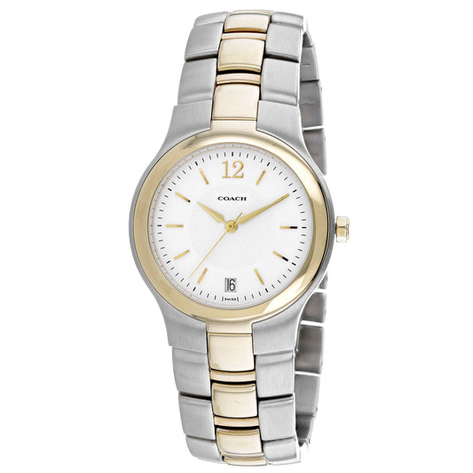 Coach para hombre: bicolor plata y oro