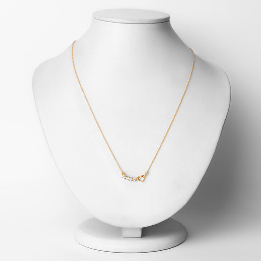 Collar de aguamarina auténtica de 0.24 quilates de plata de ley 925
