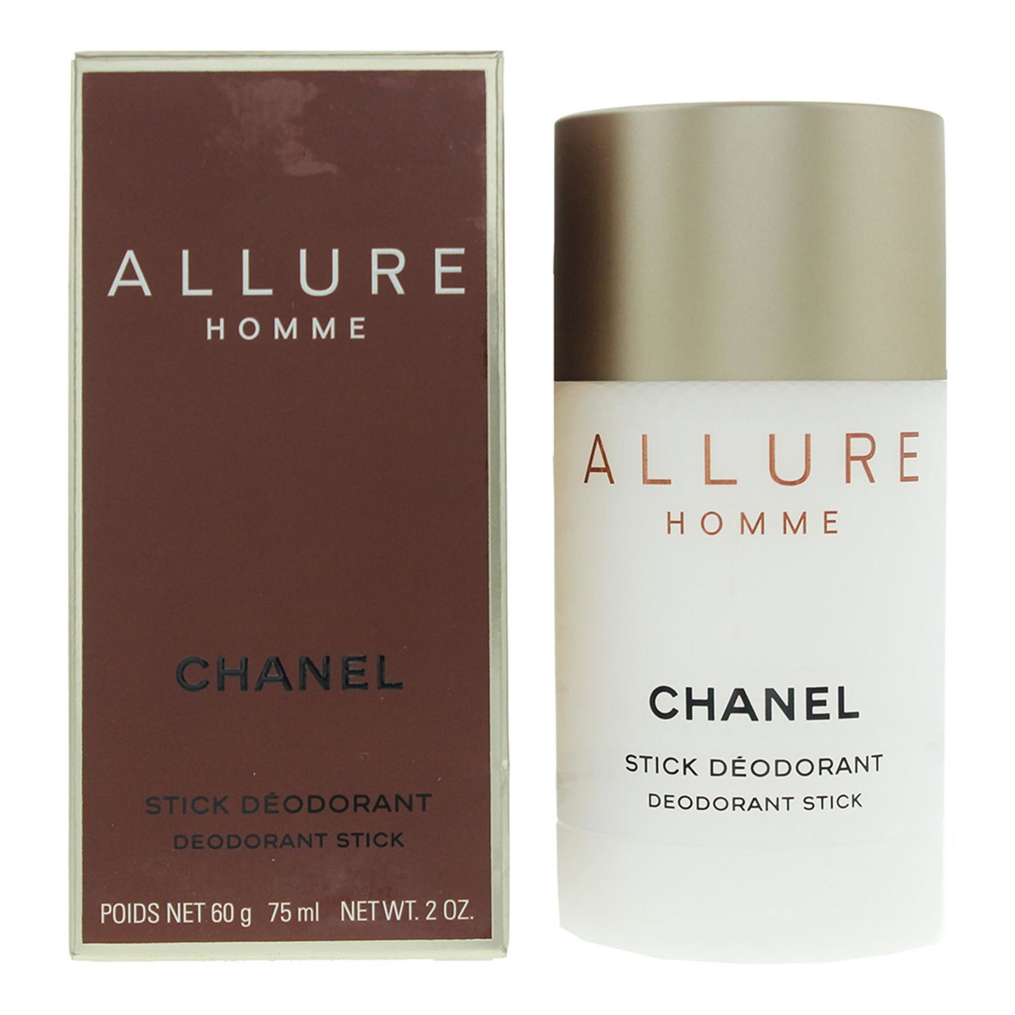 Chanel, Allure Homme, Deodorant Stick, For Men, 75 ml