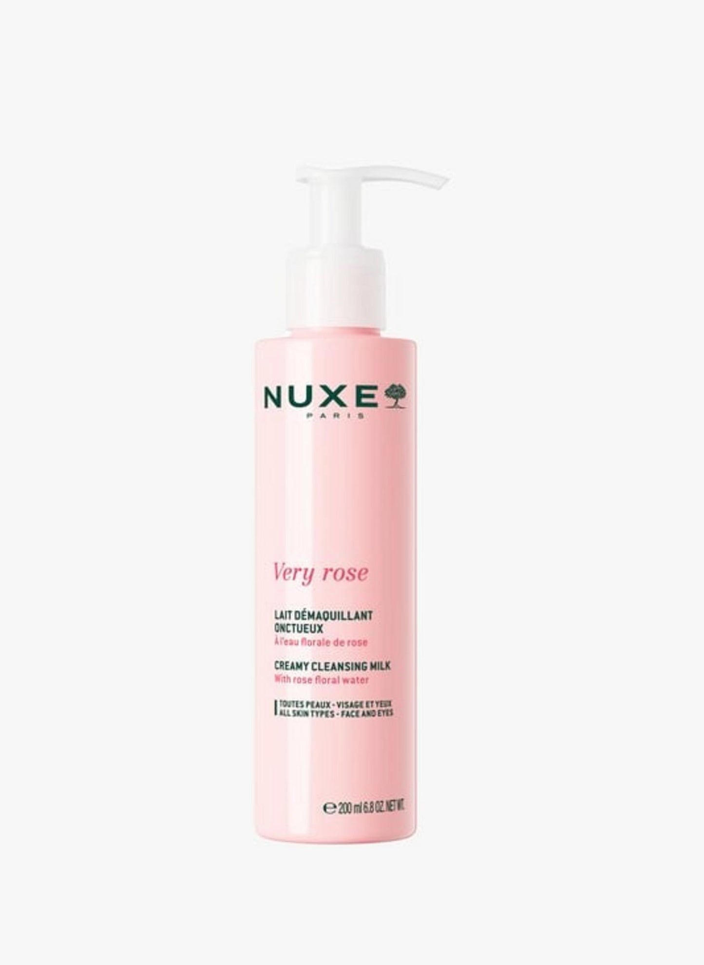 Nuxe, Very Rose, Cleansing, Cleansing Milk, For Face & Eyes, 200 ml