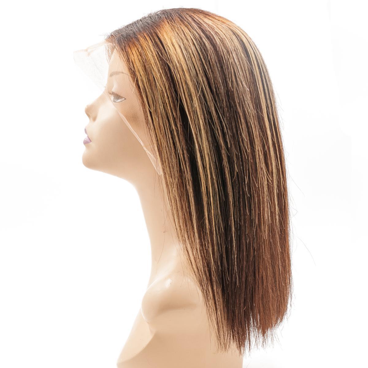 Buttercup 13x4 Transparent Lace Front 100% Human Hair Bob Wig Luxegan