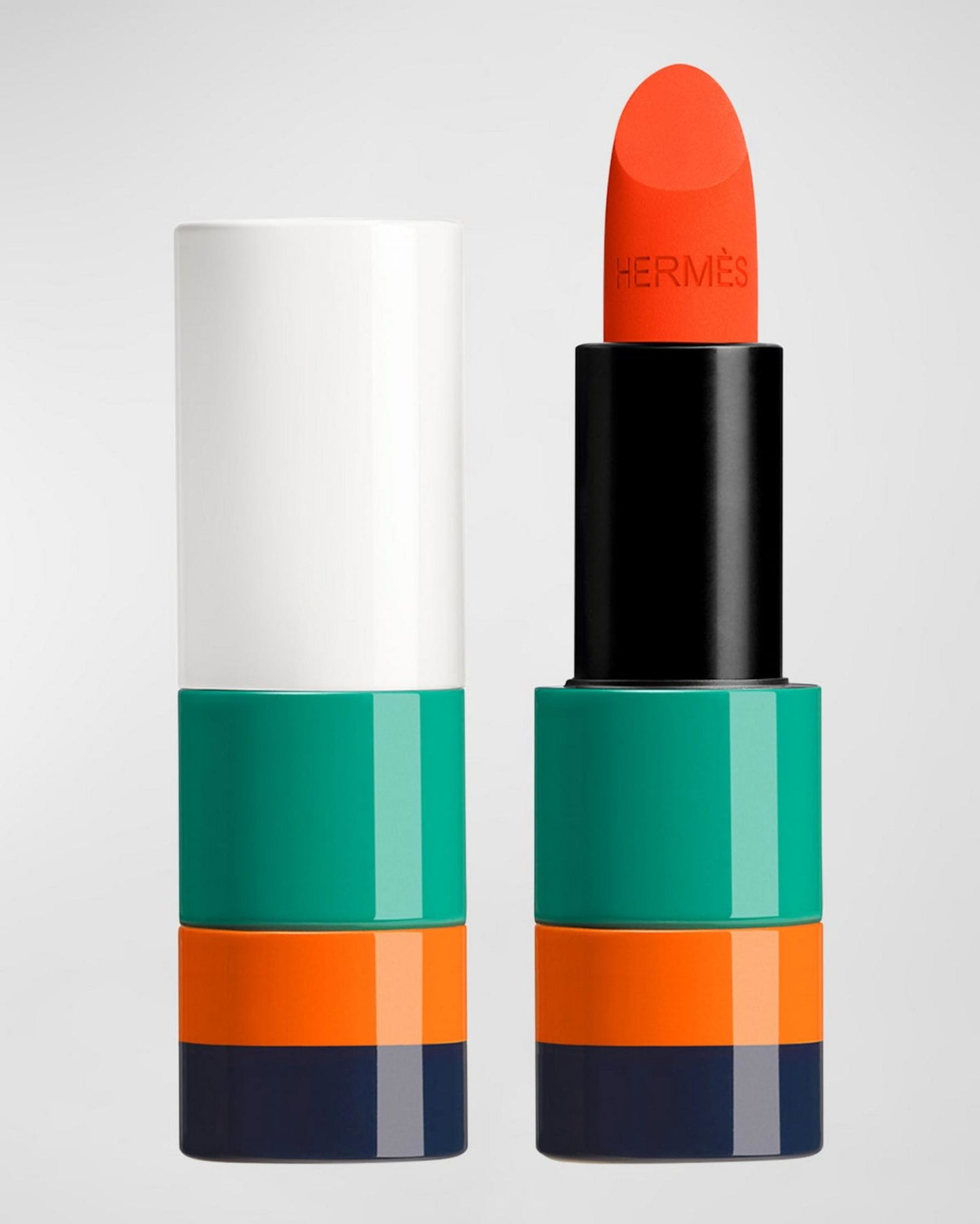 Hermes, Paris, Matte, Cream Lipstick, 44, Orange Neon, 3.5 g
