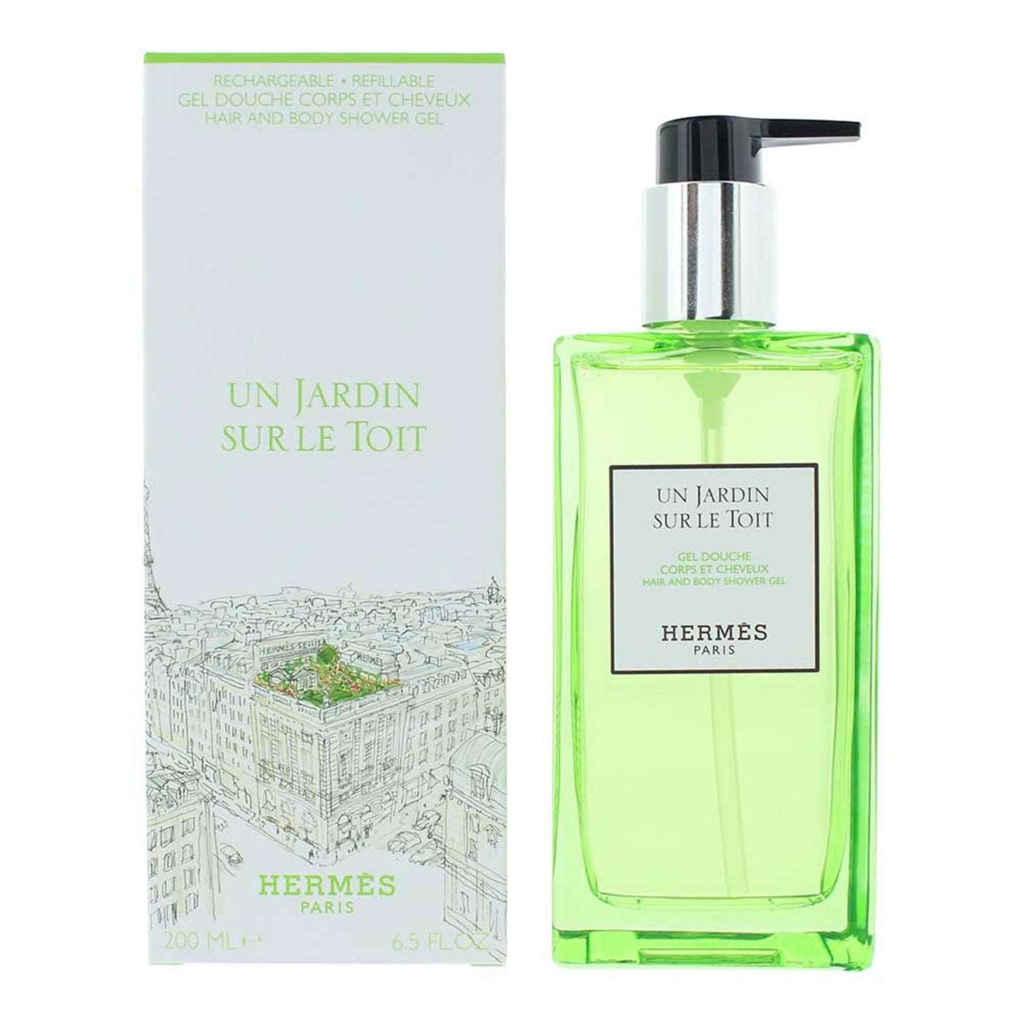 Hermes, Un Jardin Sur Le Toit, aromatic fruity, Smoothing, Shower Gel, Hand & Body, Various, 200 ml