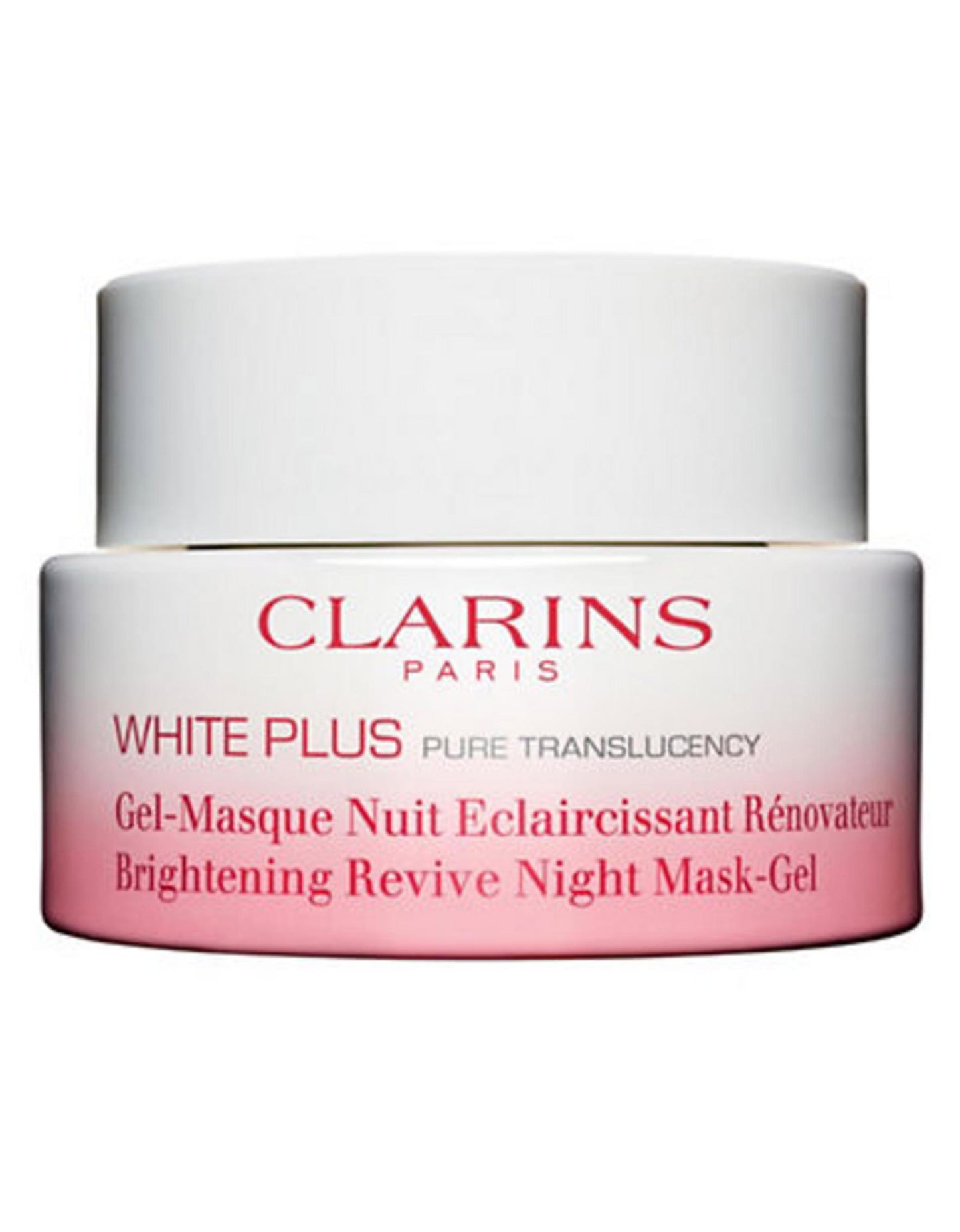 Clarins, White Plus, Revitalizing, Brightening, Gel Mask, Face, Neck, Décolleté, 50 ml