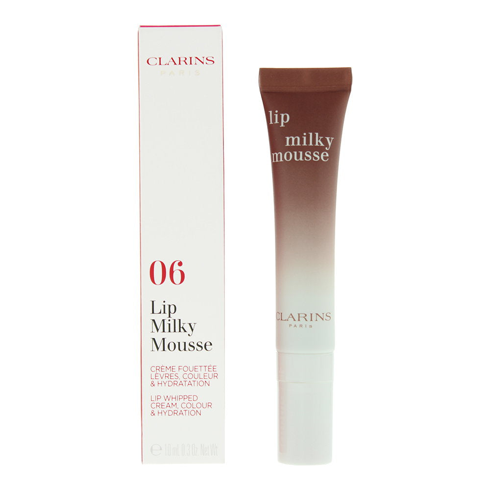 Clarins, Lip Milky Mousse, Satin Finish, Lip Balm, 06, Milky Nude, 10 ml