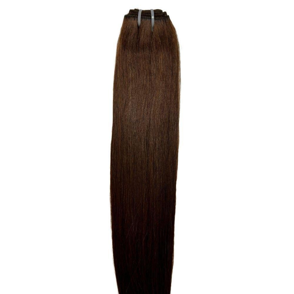 Raw Dark Brown Straight 100% Human Hair Bundles Luxegan