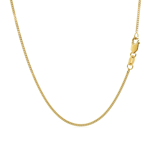 Cadena Gourmette de Oro Amarillo de 10k 1.0mm