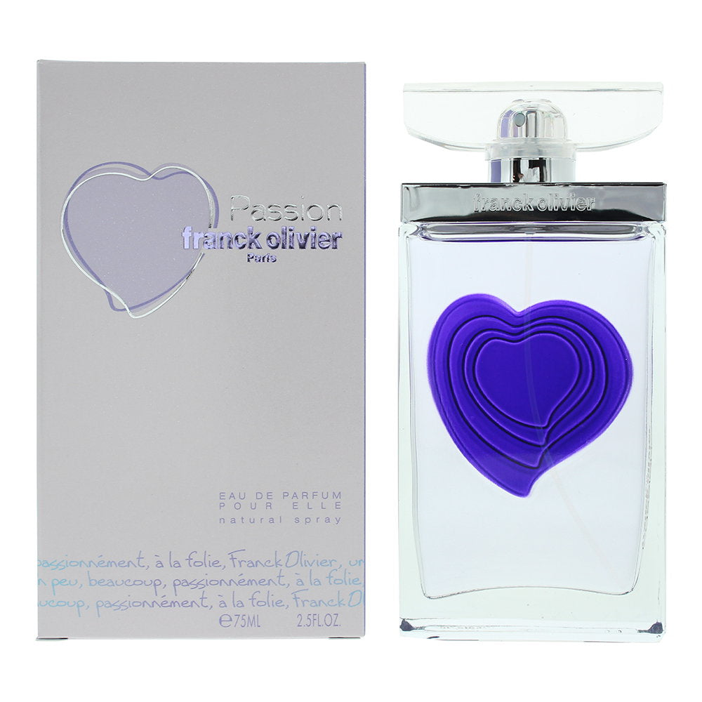 Franck Olivier, Passion, Eau De Parfum, For Women, 75 ml