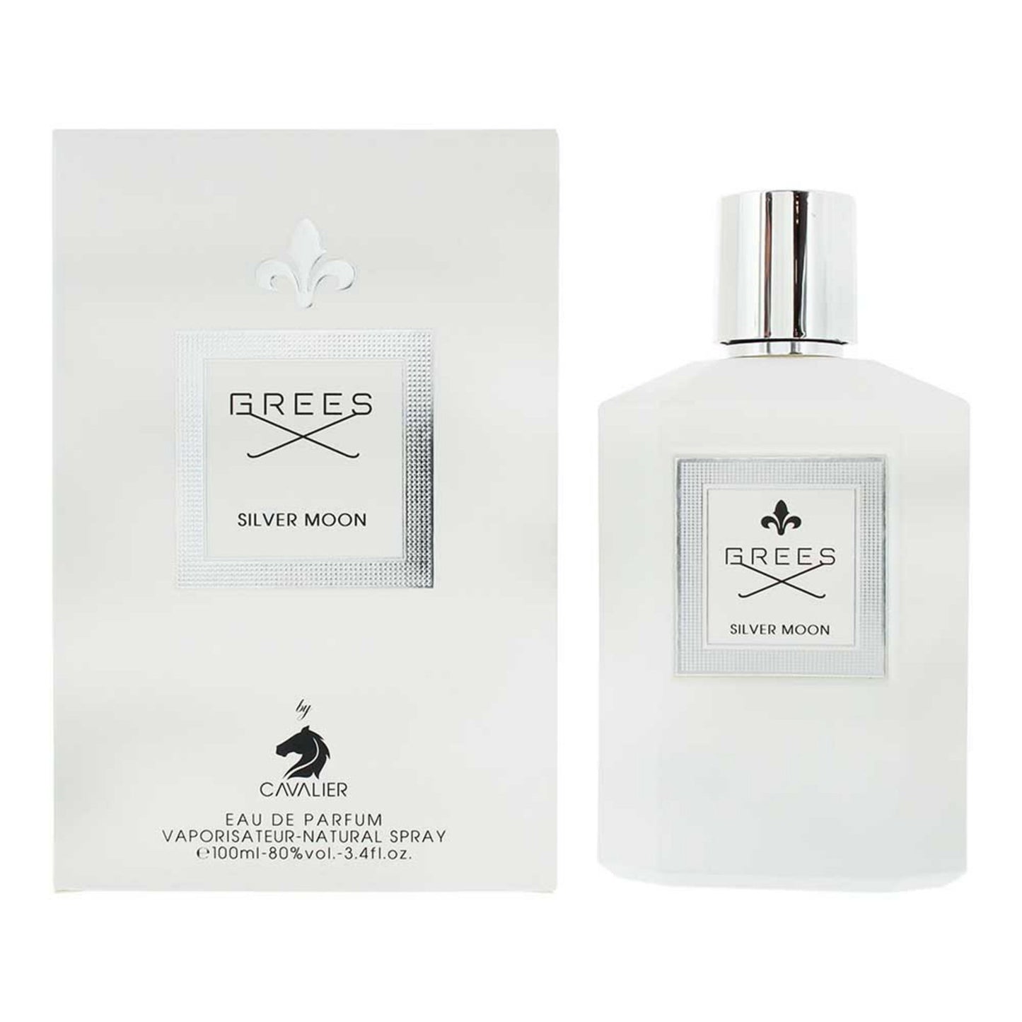 Cavalier, Grees Silver Moon, Eau De Parfum, For Men, 100 ml